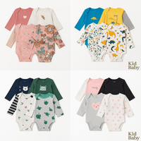 5 - Pack Organic Cotton Baby Bodysuits – Soft, Safe & Stylish All Seasons - Kid Baby shop