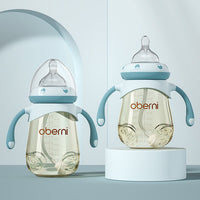 Oubeni PPSU Drop - resistant Wide Diameter Baby Bottle Over One Year Old Baby Anti - Colic Bottle 240 300ml - Kid Baby shop