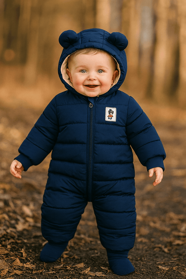 Adorable Baby Bear Winter Snowsuit – Warmth Meets Cuteness - Kid Baby shop