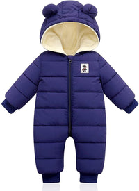 Custom bear baby clothing newborn boys girls snow jacket winter coat baby jumpsuit down jacket - Kid Baby shop