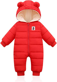 Custom bear baby clothing newborn boys girls snow jacket winter coat baby jumpsuit down jacket - Kid Baby shop