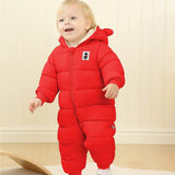 Custom bear baby clothing newborn boys girls snow jacket winter coat baby jumpsuit down jacket - Kid Baby shop