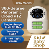 Baby Monitor 360° AI – Ultra HD 2K, Night Vision & 30 - Day Battery Life - Kid Baby shop