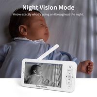 BABY5T 5 inch baby monitor, baby sitter, two - way voice intercom, mobile phone remote baby monitor - Kid Baby shop