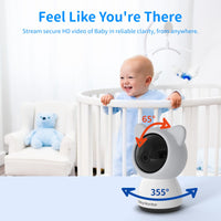 BABY5T 5 inch baby monitor, baby sitter, two - way voice intercom, mobile phone remote baby monitor - Kid Baby shop