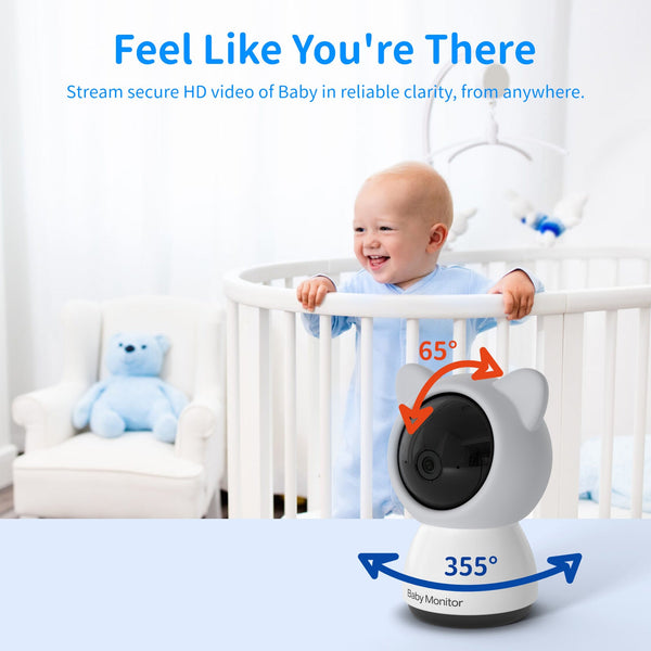 BABY5T 5 inch baby monitor, baby sitter, two - way voice intercom, mobile phone remote baby monitor - Kid Baby shop