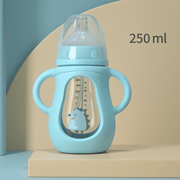 Premium Silicone Baby Bottle with Handles – Anti - Colic & BPA - Free - Kid Baby shop