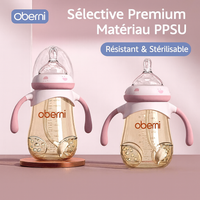 Offrez à votre bébé un biberon en verre anti‑colique qui réduit reflux et gaz. 