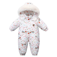 Cross - border baby jumpsuits, European and American hoodies, thickened warm ski suits, winter children's cotton clothes, outdoor clothing sets - Kid Baby shop
