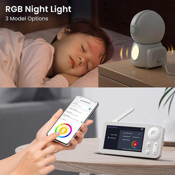 Cross - border hot selling HD baby monitor wireless WIFI remote baby care camera - Kid Baby shop