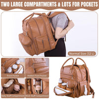 Cross - border outdoor large - capacity upgraded baby diaper storage bag multi - functional portable mommy folding bed bag - Kid Baby shop