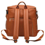 Custom Large Capacity Vegan Leather Shoulder Bag Luxury Baby Diaper Tote with Personalized LOGO for Busy Parents On - the - Go - Kid Baby shop