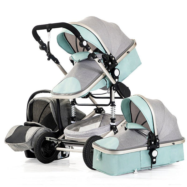 Good Quality Travel Baby Stroller Luxury 3 In One - Kid Baby shop