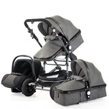 Good Quality Travel Baby Stroller Luxury 3 In One - Kid Baby shop
