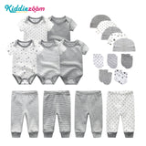 Kiddiezoom Cotton Star 19 - Piece Set Baby Wrap Pants Hat Glove Combo Set Breathable - Kid Baby shop
