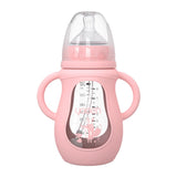 Premium Silicone Baby Bottle with Handles – Anti - Colic & BPA - Free - Kid Baby shop