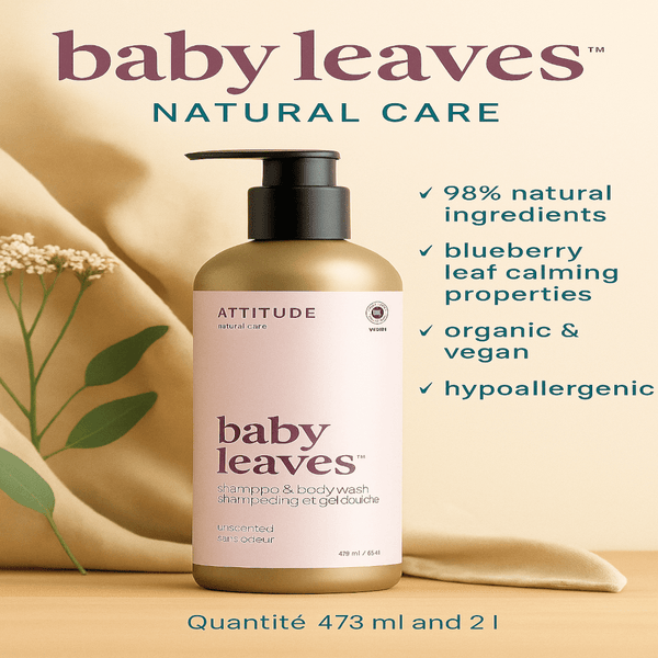 Shampoo and cleansing gel– Baby Leaves™ Attitude - Kid Baby shop