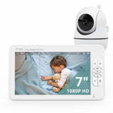 SM70 Baby Monitor 7" Full HD – Long - Range Camera & Night Vision” - Kid Baby shop