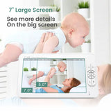 SM70 Baby Monitor 7" Full HD – Long - Range Camera & Night Vision” - Kid Baby shop