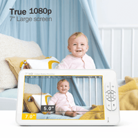 SM70 Baby Monitor 7" Full HD – Long - Range Camera & Night Vision” - Kid Baby shop