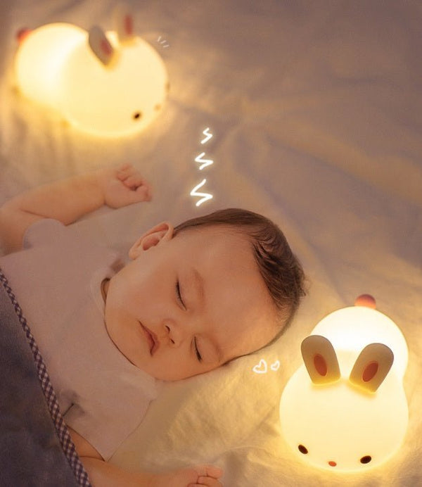 Soothing Bunny Night Light – Soft Glow for Peaceful Baby Sleep - Kid Baby shop